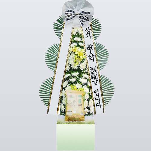 수원 근조 쌀화환 10kg — 수원꽃배달